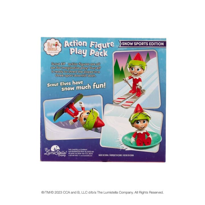 Baby Republic - Wholesale Toy Set - Kids - The Elf on the Shelf® Action Figure Play Pack: Snow Sports