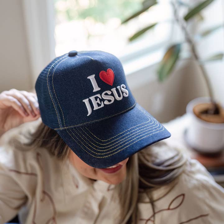 Jenessa Wait - Vente Casquette de camionneur – femme - Chapeau : J'aime Jésus1