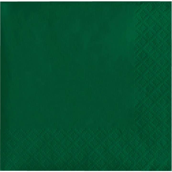 Hunter Green Luncheon Napkins 3 ply, 50/Pkg for wholesale by Bulk Party Decor