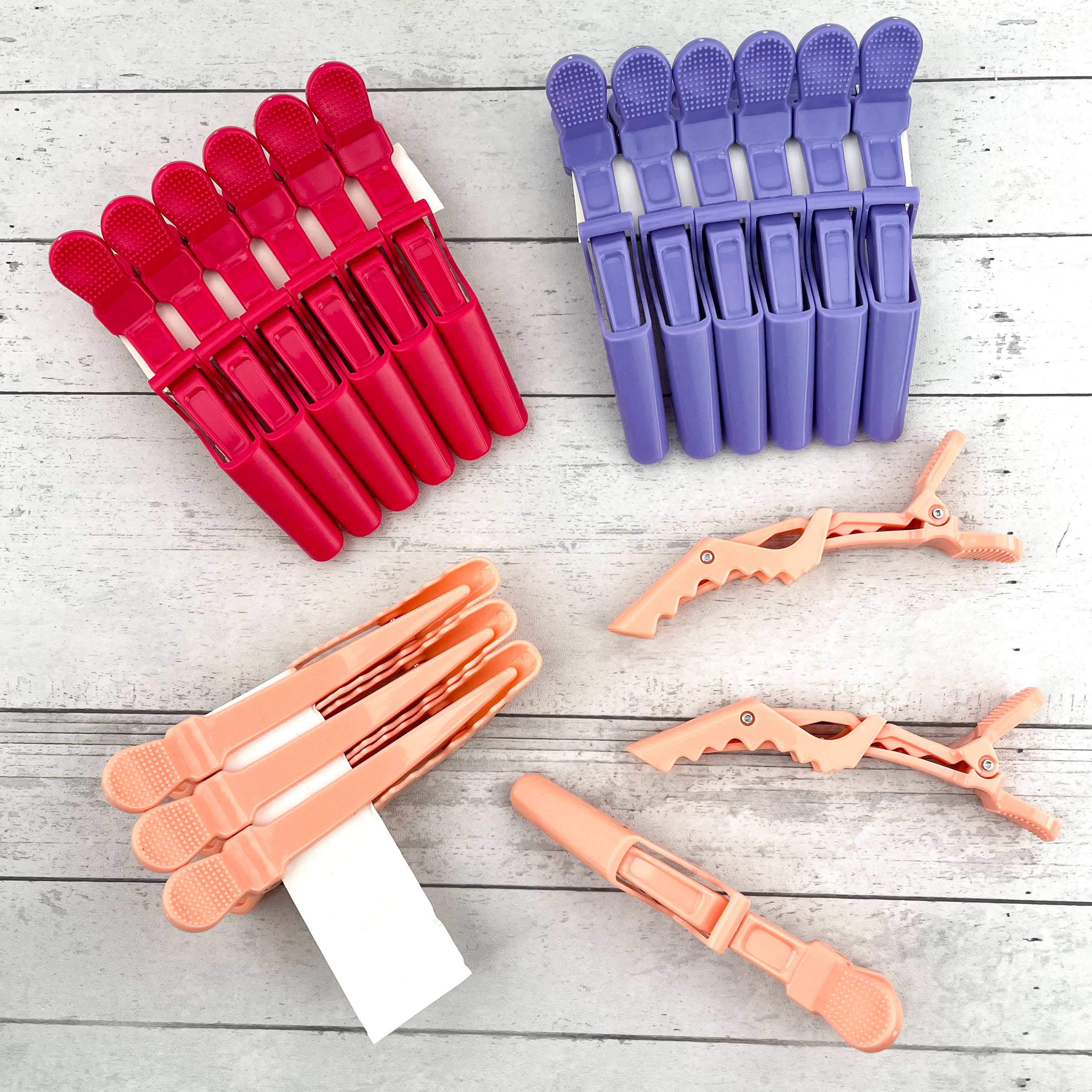 SoapElenGlen – Clips para cabelo - Mulher por atacado – 6 peças de ganchos de cabelo de cor sólida, estilo profissional7