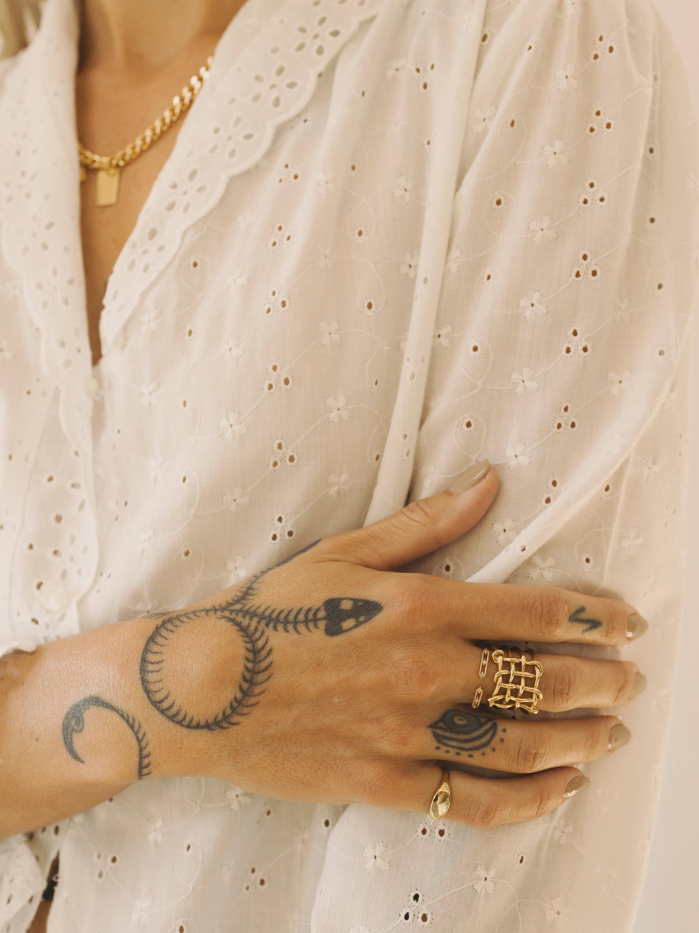 Merewif - Wholesale Band/Stacked Ring - Louise Ring3