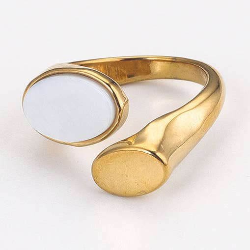 Gooddiy - Wholesale Jewelry Set - Anillo abierto de acero inoxidable con wholesale0