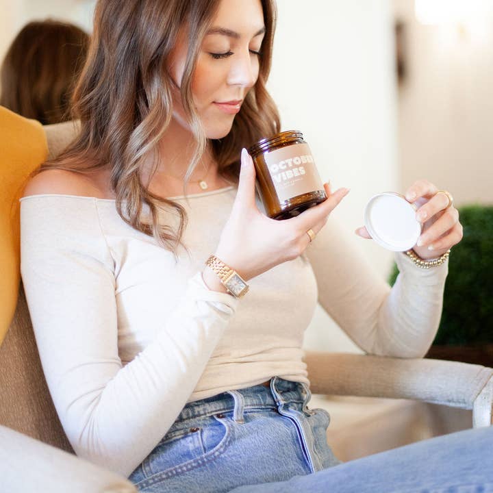 Austy Lou by Broken Top Brands - Wholesale Jar/Filled Candle - October Vibes 9oz Soy Candle3