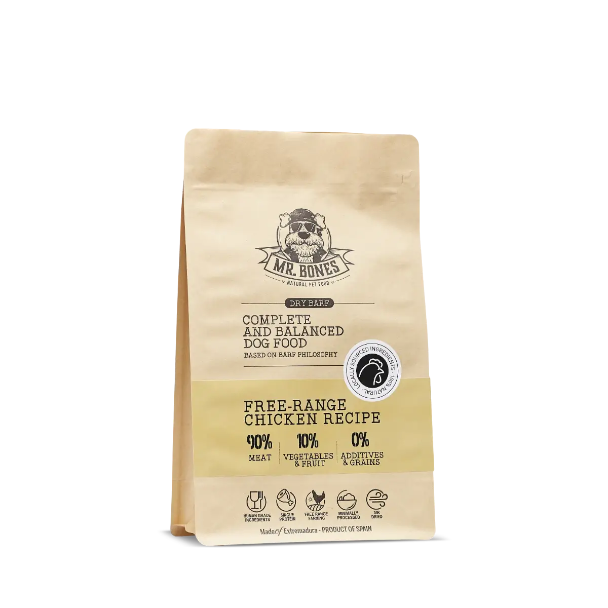 Mr.Bones - Natural Pet Products - Wholesale Pet Food - Dog - Dry BARF for dog- Free Range Chicken.4