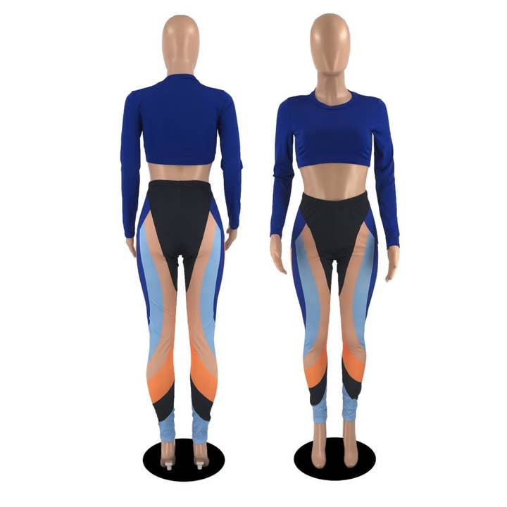 DORCAS - Wholesale Top & Pant Set (NOT Loungewear) - Women's - Sexy Geo Print Set4