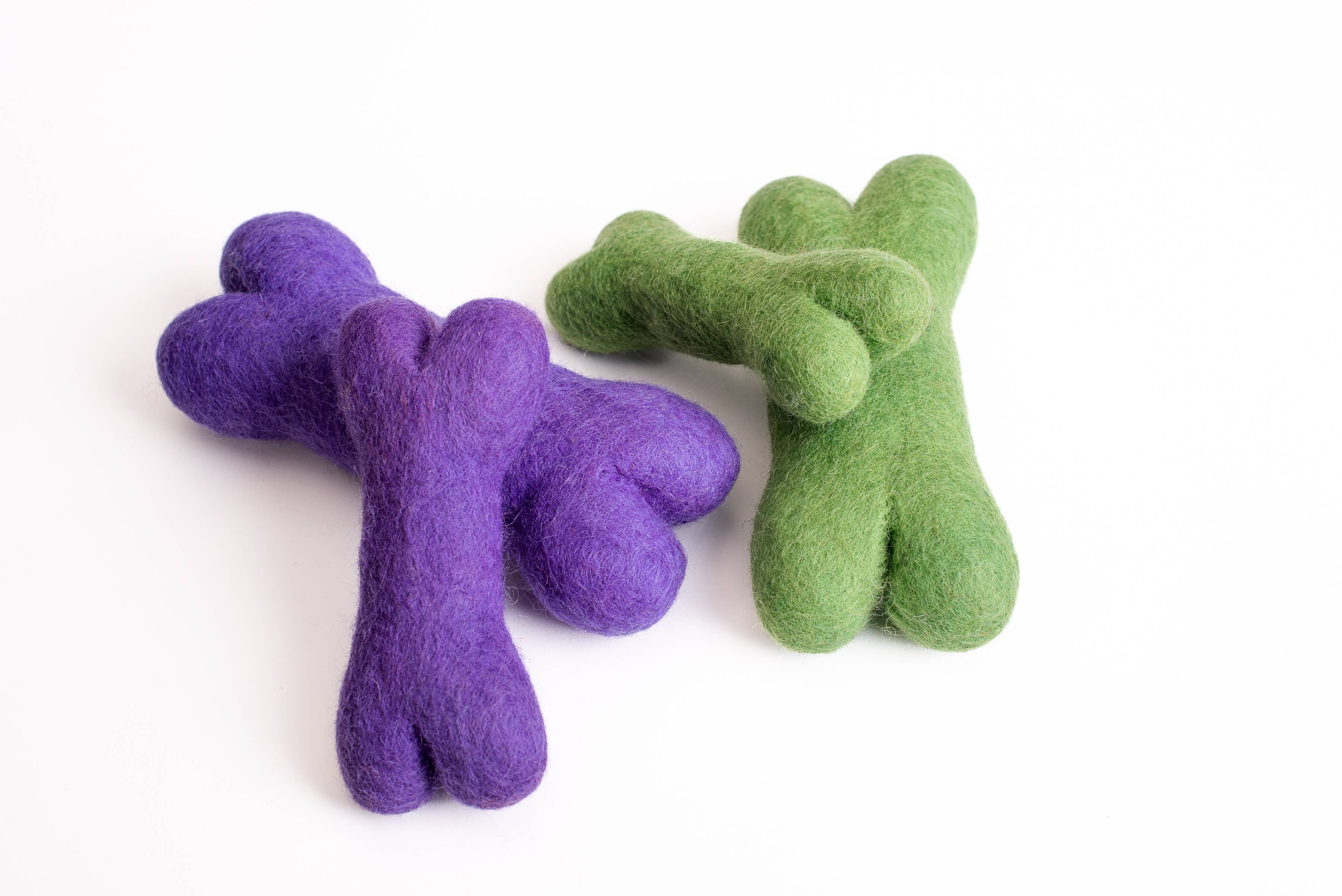 Ethical Global - Wholesale Pet Chew Toy - Dog - Eco Wool Dog Bones/Toys: Fun Colors (Fair Trade)3
