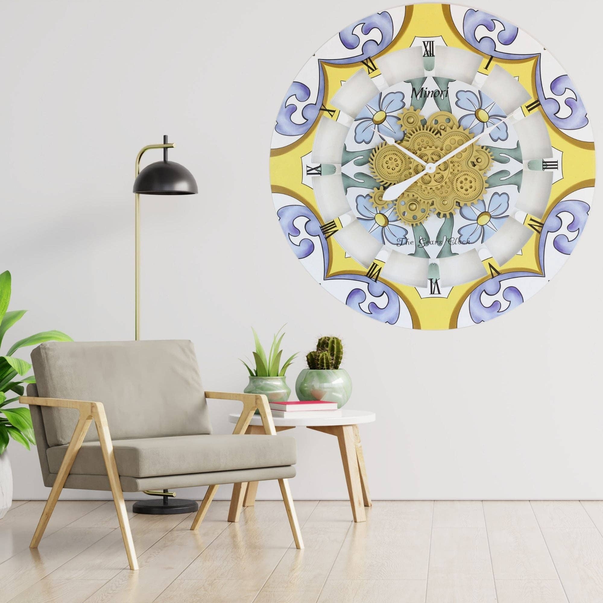 The Gears Clock - Wholesale Wall Clock - ITALY LINE WALL CLOCK 36 INCH ROUND MINORI7