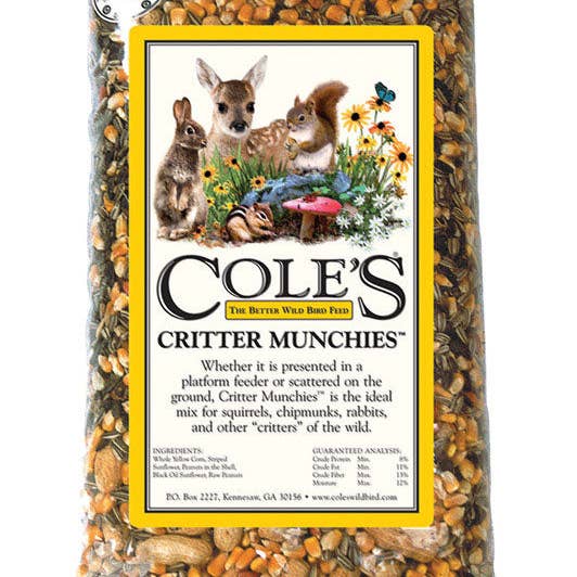 Everyday Supply Co - Wholesale Pet Food - Not Cat/Dog - Cole's Critter Munchies Squirrel & Critter Food, 10 lb