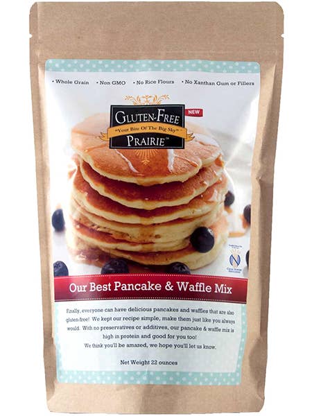 Pancake & Waffle Mix for wholesale by Gluten Free Prairie LLC
