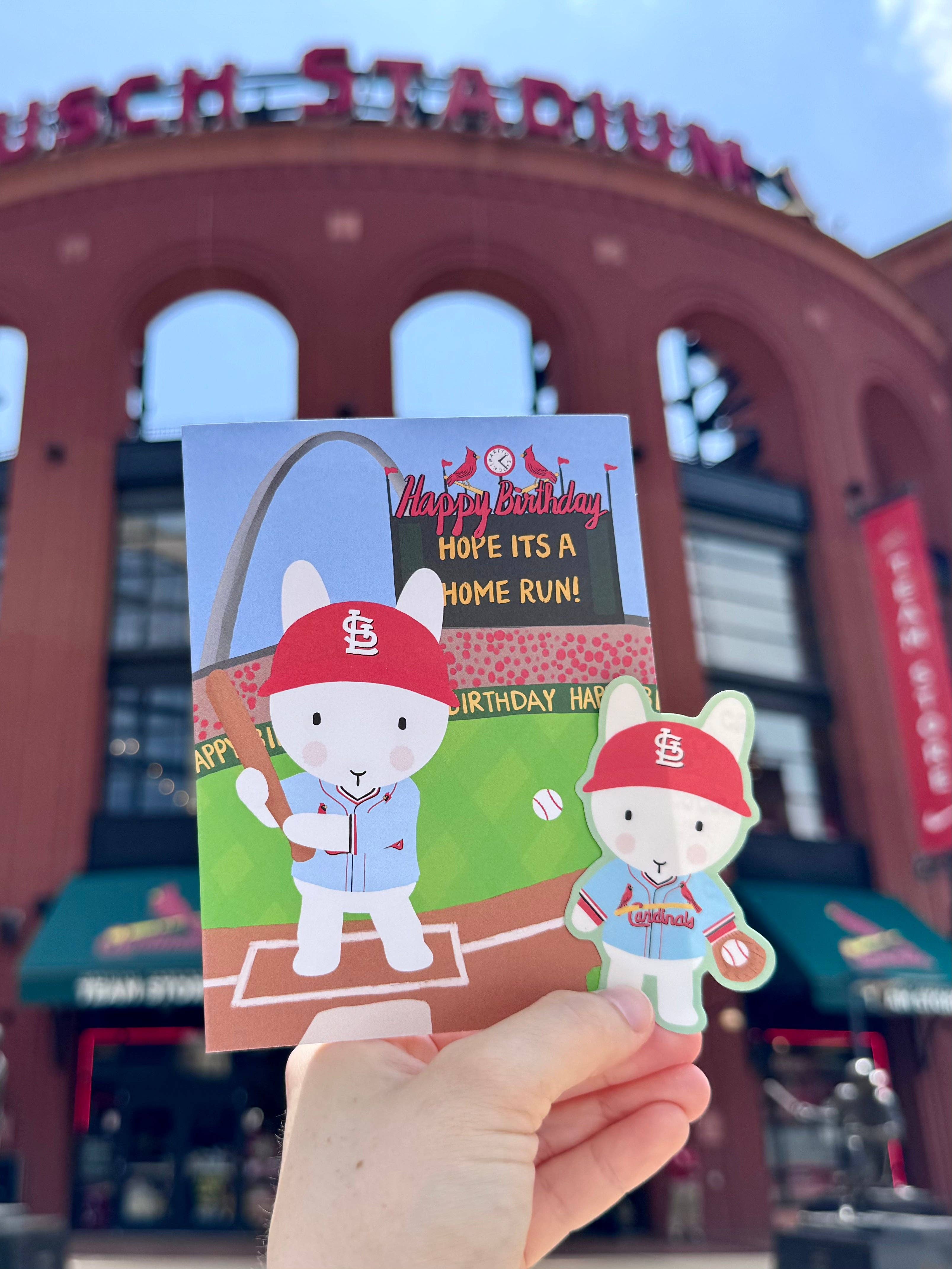 Clem & Co. - Wholesale Sticker - Saint Louis Cardinals Baseball Clem the Bun Sticker4