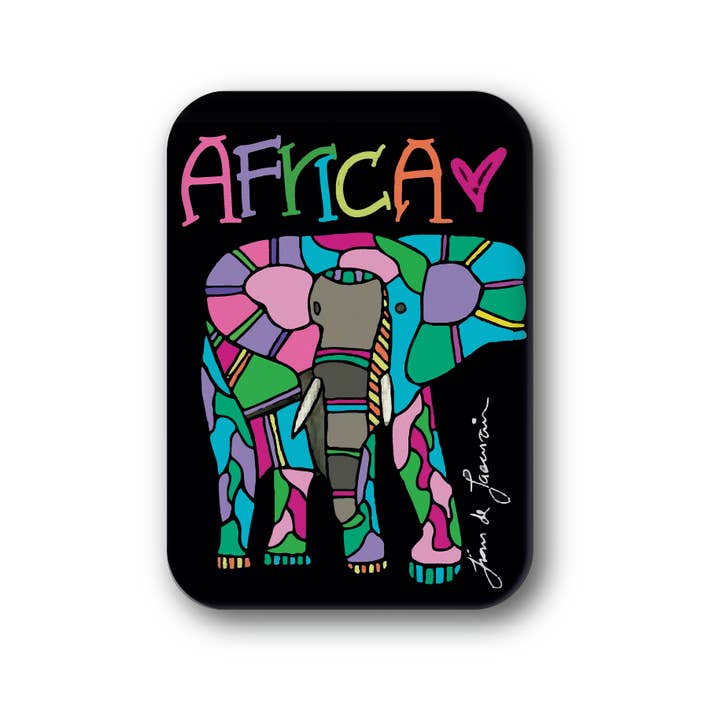 Africa Elefante - Juan De Lascurain for wholesale by BetterMagnets.com by Design Studio 88 Inc
