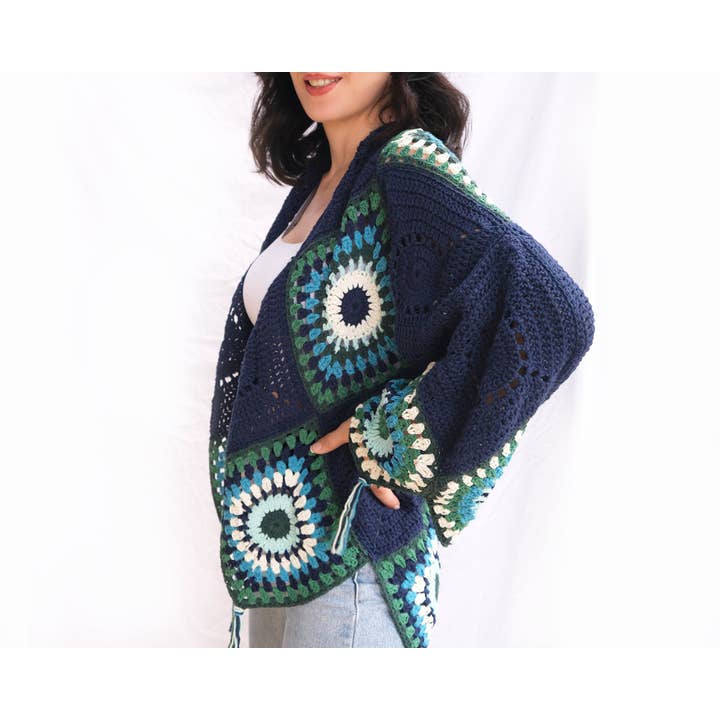 miglo - Wholesale Cardigan - Women's - Bohemian Cardigan, Women's Crochet Tops, Knitted Seasonal Ja