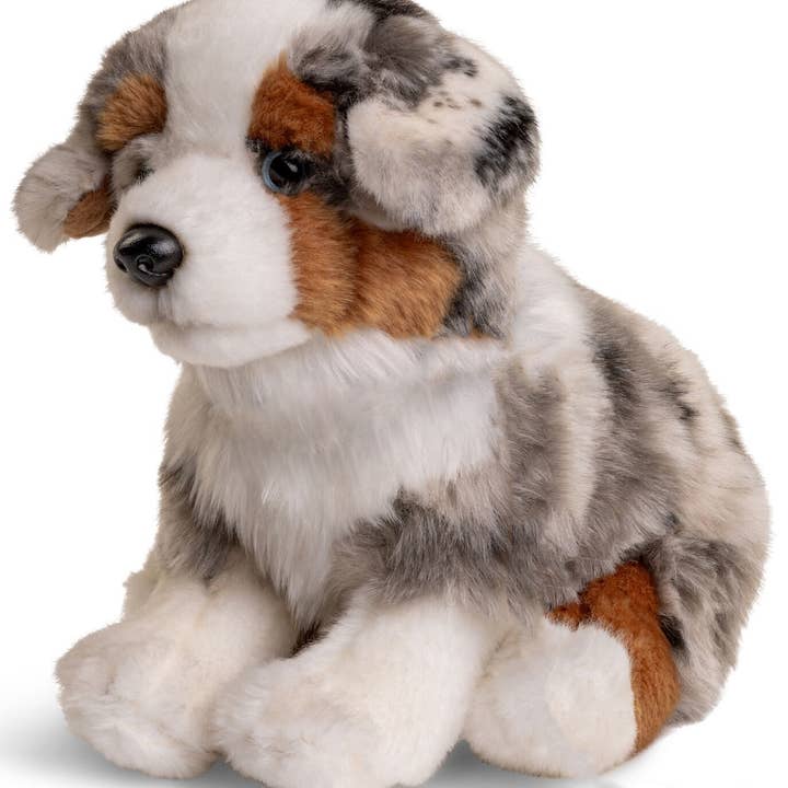 Uni Toys - Venta al por mayor Peluche - Niños y bebés - Peluche cachorro de pastor australiano sin correa, 22 cm0
