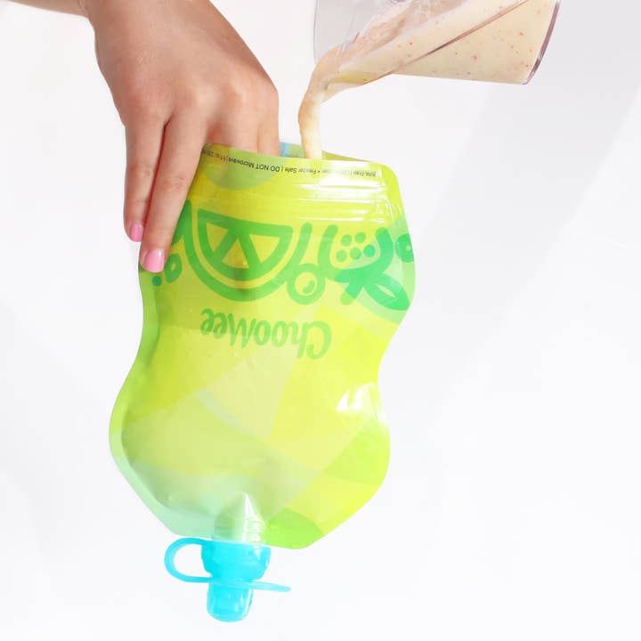 ChooMee - Vente Boîte pour encas – enfant et bébé - ChooMee SnakPack gourde alimentaire réutilisable - Lot de 6 | 237 ml TropiColor2