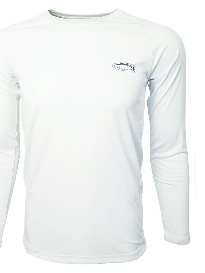 T-shirt solaire Second Skin à manches longues Bluefin Basic personnalisé pour la vente par Bluefin USA