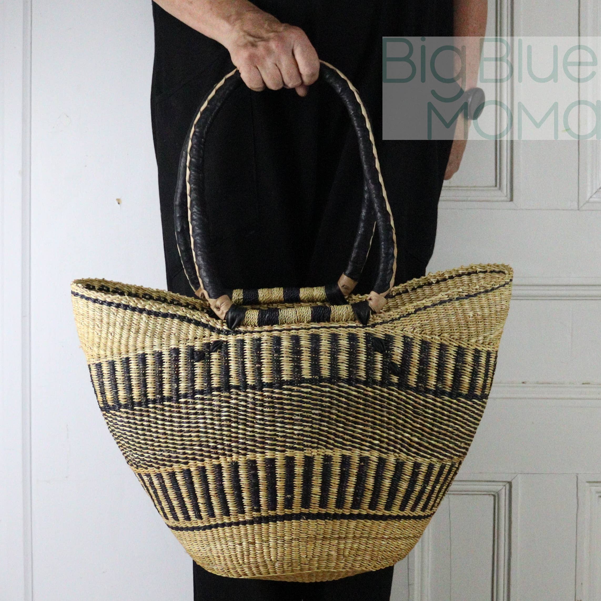 Big Blue Moma - Vente Sac de plage - Sac cabas à bandoulière - Palette naturelle14