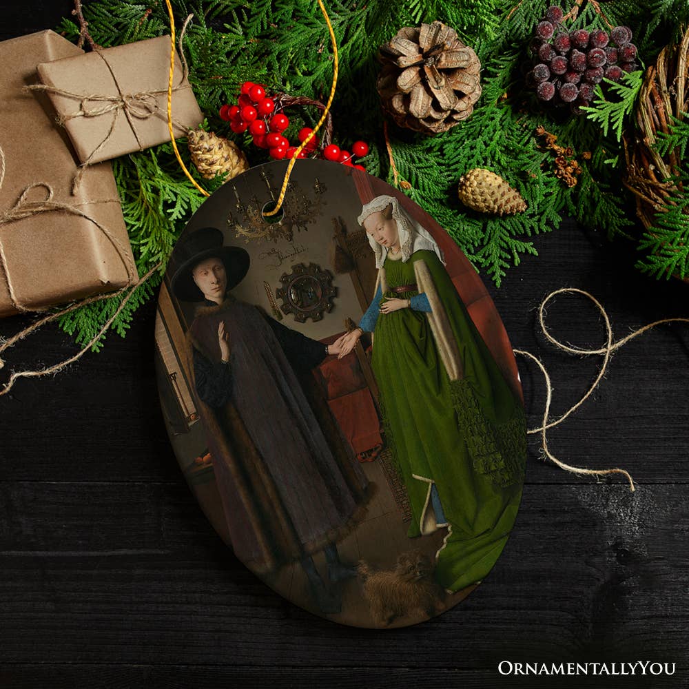 OrnamentallyYou - Wholesale Ornament - Jan van Eyck the Arnolfini Portrait Famous Painting Ornament3