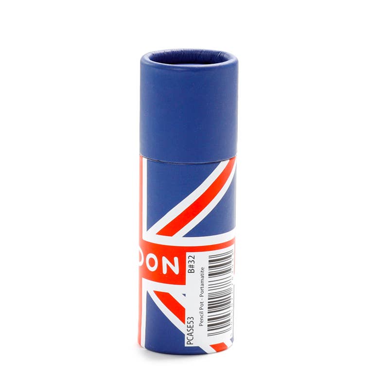 Puckator Ltd – wholesale Coloured pencil – Union Jack Pencil Pot with 12 Colouring Pencils4