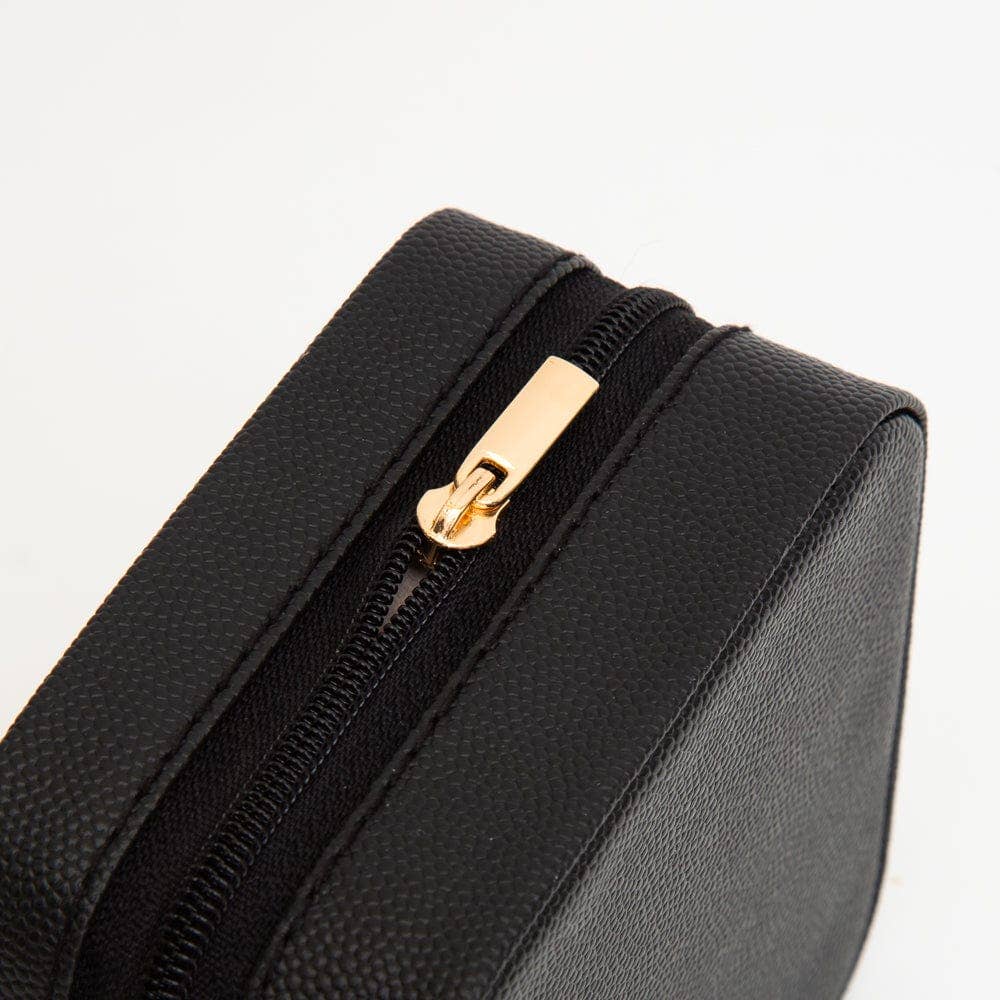 MiMi Wholesale - Wholesale Jewelry Box/Organizer - TG10707 Quilted Zip Around Square Jewelry Box14