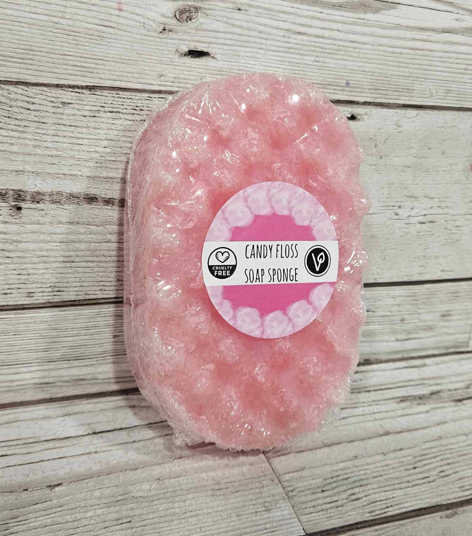 The Soap Sisters - Wholesale Bath Pouf/Sponge - Candy Floss Exfoliating Soap Sponge2