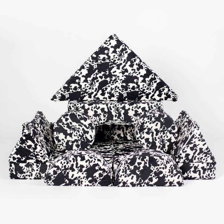 American Farm Company – Engroshandel Stol - Børn – Western ko-print børn 14-delt skumsofa4