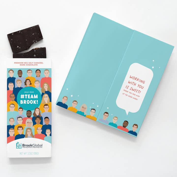 Sweeter Cards Chocolate Bar + Greeting Card in ONE! - Wholesale Chocolate Bar - CUSTOM SWEETER CARDS