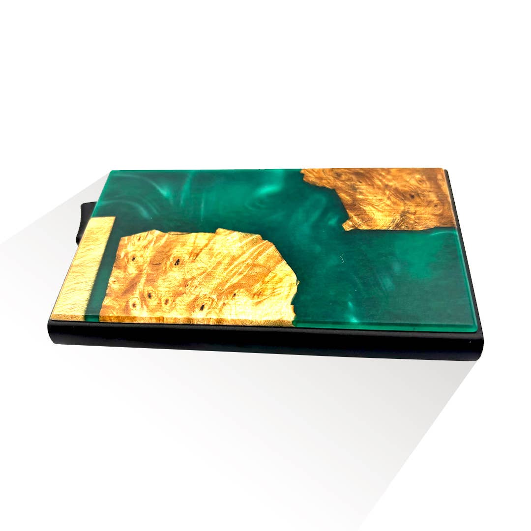 Wooden Element - Wholesale Wallet - Unisex - Wood/Resin Smart Pop-up Wallets (Assorted pack of 11)26