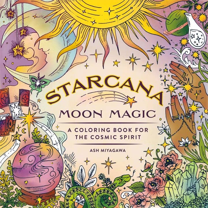 Starcana : Magie de la Lune : Un livre de coloriage pour l'esprit cosmique pour la vente par Microcosm Publishing & Distribution