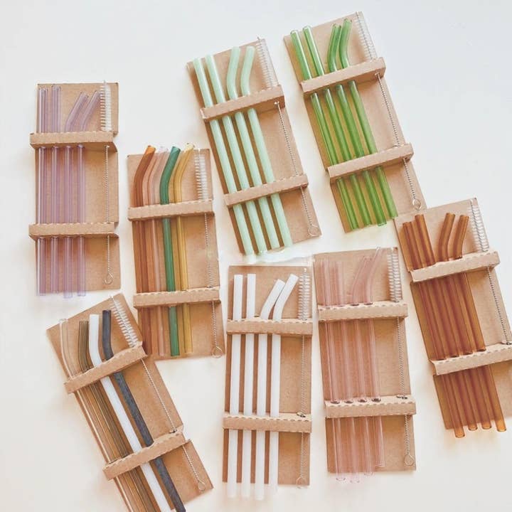 Set of 4 Glass Straws and other Purchase Wholesale wrapped straws. Free Returns & Net 60 Terms on Faire trending on Faire.
