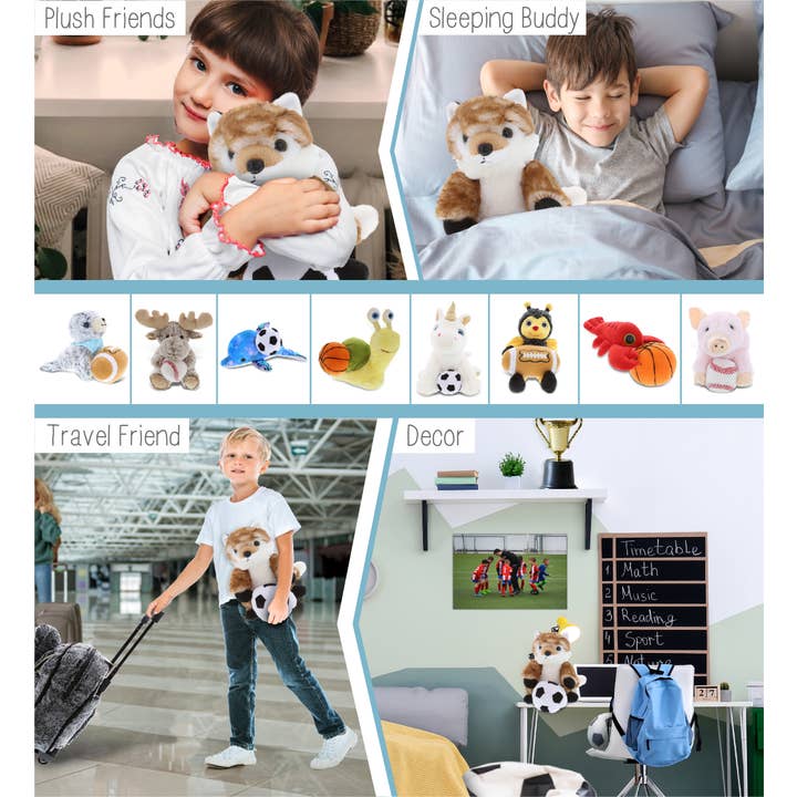 Cota Global - Wholesale Stuffed/Plush Toy - Kids & Baby - Plush Soccer Ball - Super Soft Plush - Fox3