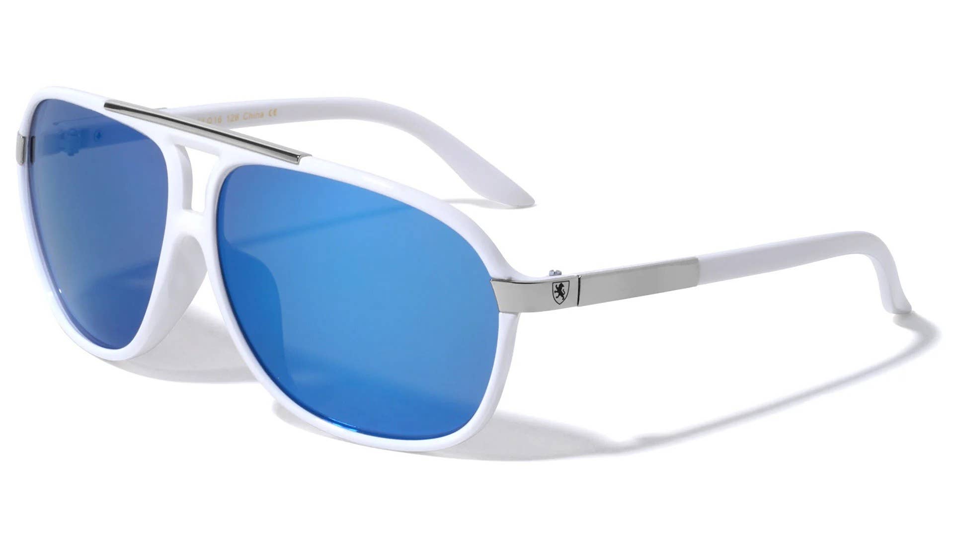 Sunrayzz Imports - Vente Lunettes de soleil – unisexe - Khan Aviators Barre Supérieure en Métal kn-5133-cm1