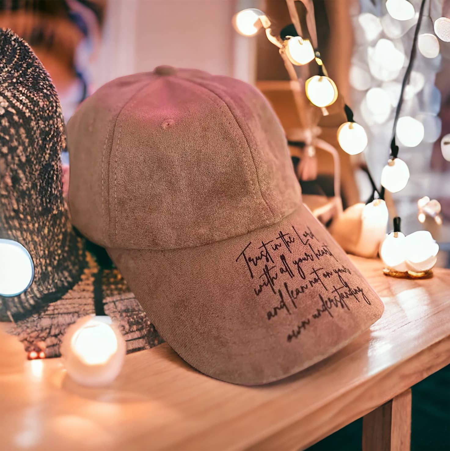 Wild Indigo - Wholesale Baseball Cap - Women's - Trust In The Lord | Burnt Hat | Women’s Baseball Hat1