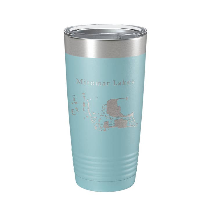 CarveBright - Wholesale Insulated Mug/Tumbler - Miromar Lakes Lake Como Map Tumbler Travel Mug Insulated Laser Engraved Coffee Cup Florida 20 oz13