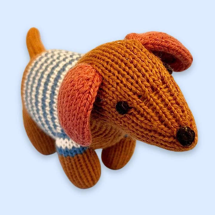 Dog Rattle for Babies (Handmade) for wholesale by Estella