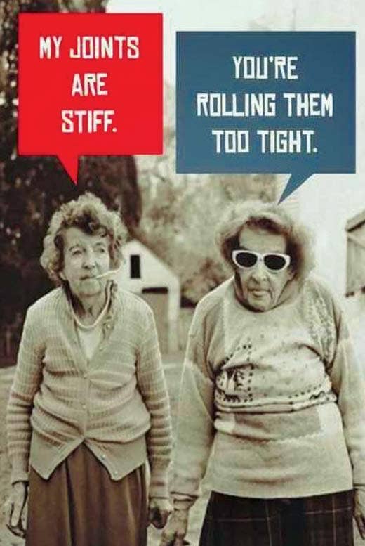 VisionWorks LLC - Wholesale Postcard - Postcard - My Joints Are Stiff. Rolling Too Tight0