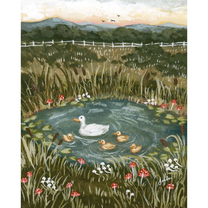 Summertime at the Pond- Fine Art Print for wholesale by Sofie Swetter Fine Art
