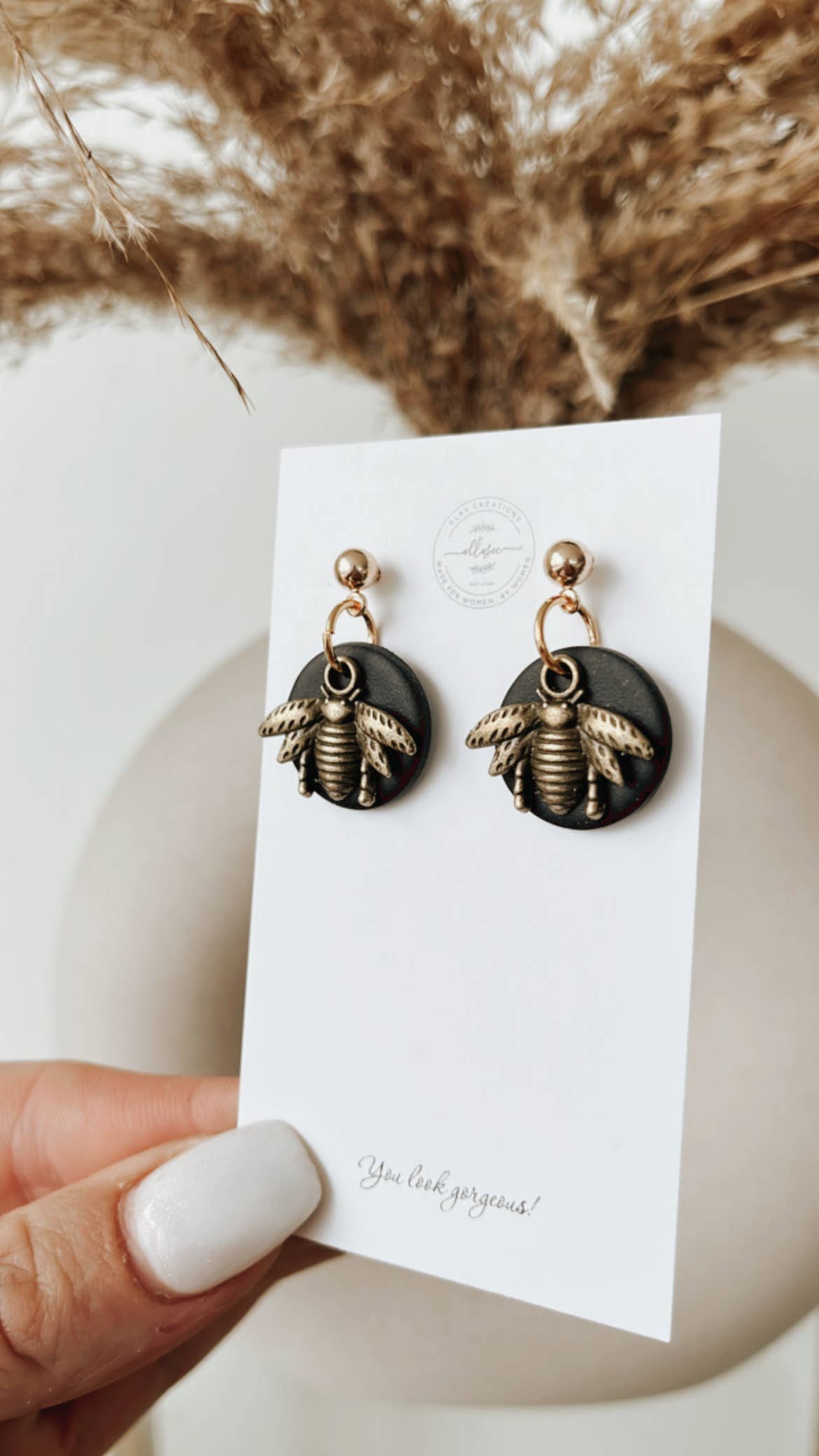 ElleseeWomen - Wholesale Dangle Earrings - Bee dangles2