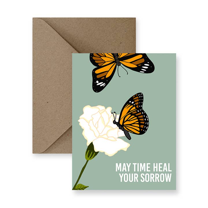 IMPAPER – postal de simpatia por atacado – Cartão de Simpatia Que o Tempo Cure Sua Tristeza