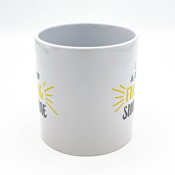 Island Dogs - Wholesale Coffee Mug - Giant 22 oz White Ray of Fucking Sunshine Novelty Coffee Mug2