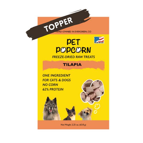 Tilapia Topper for wholesale by Pet Popcorn