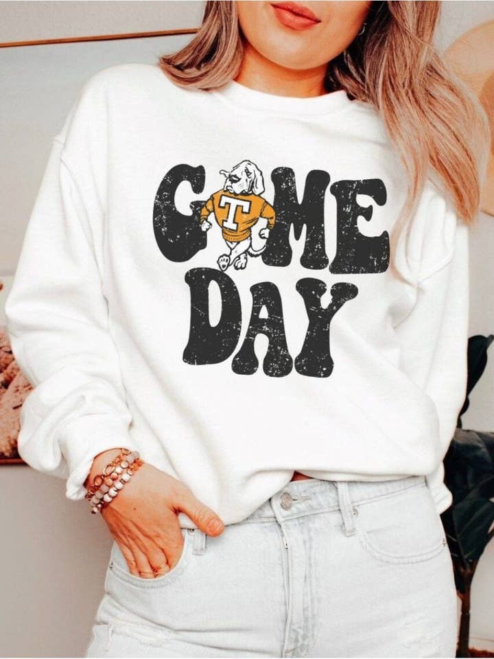 Sudadera completada para el Día del Juego de Tennessee para venta al por mayor de Ohio Roots Print Co