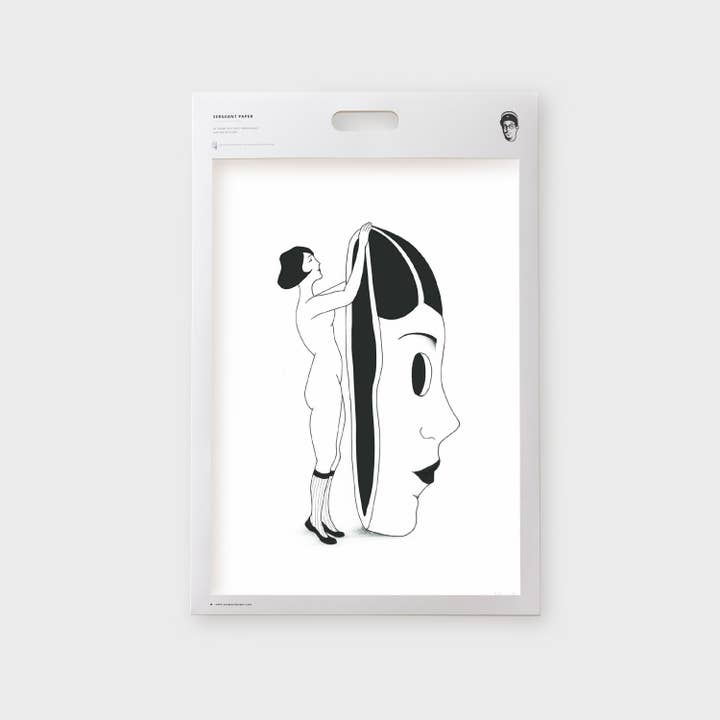 Sergeant Paper – wholesale Art print – Clorinde - Repare Moi 1 - Black and White Print