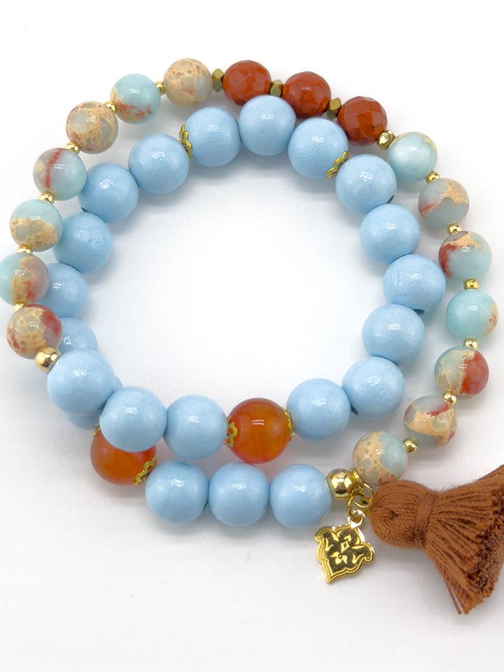 Doble Poder de Jaspe Mala para venta al por mayor de samsara collection