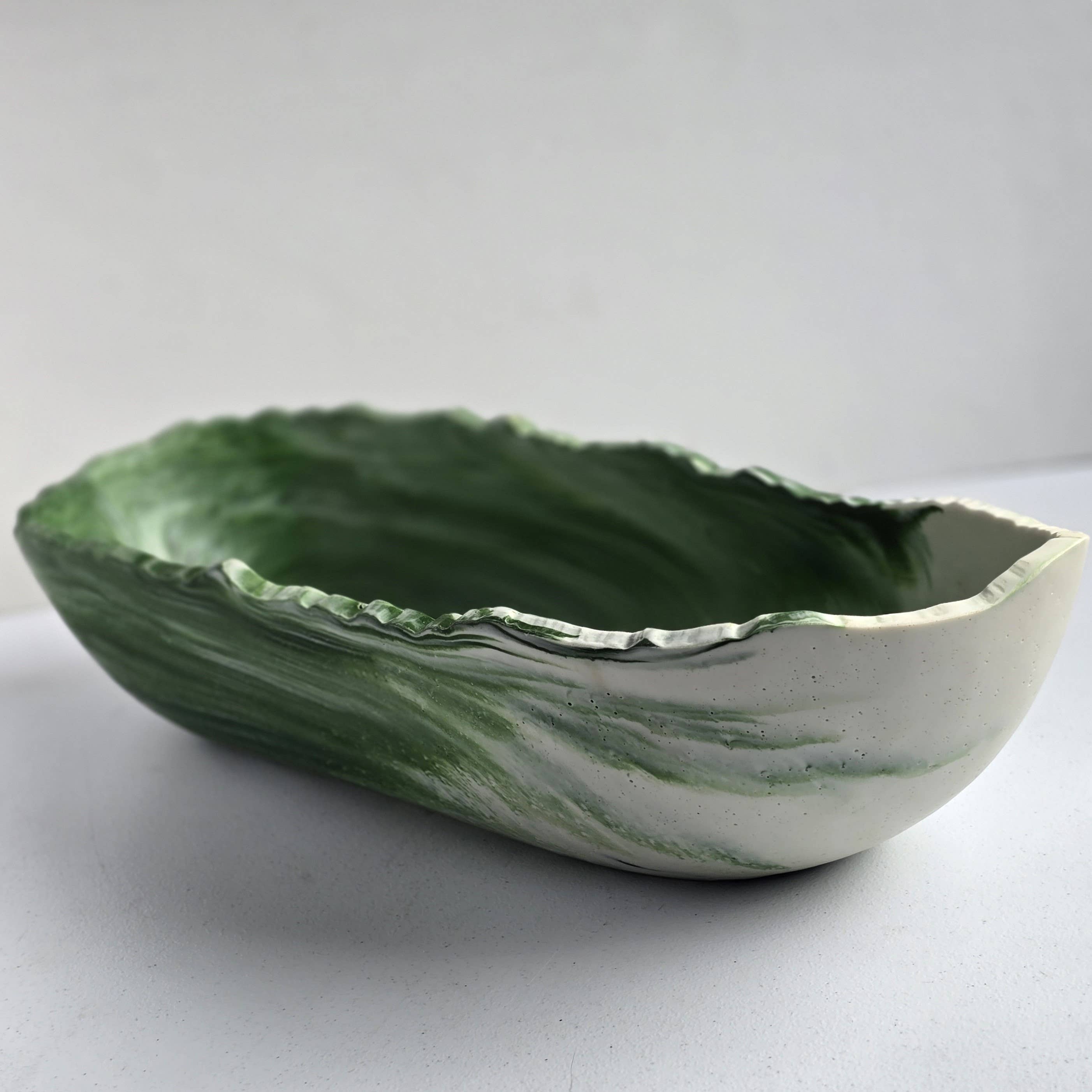 Gibb & Daan - Wholesale Serve Bowl - Large Resin Trough - Entryway Catchall - Decorative Bowl28