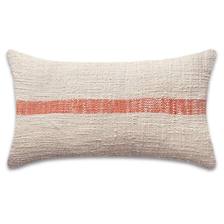 linus pillow cover in persimmon for wholesale by PILLOWPIA