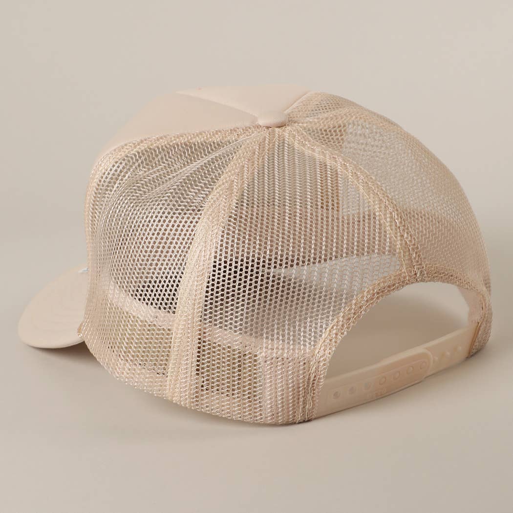 Fashion City - Wholesale Trucker Hat - Unisex - HAWAII Text Printed Mesh Back Foam Trucker Hat22
