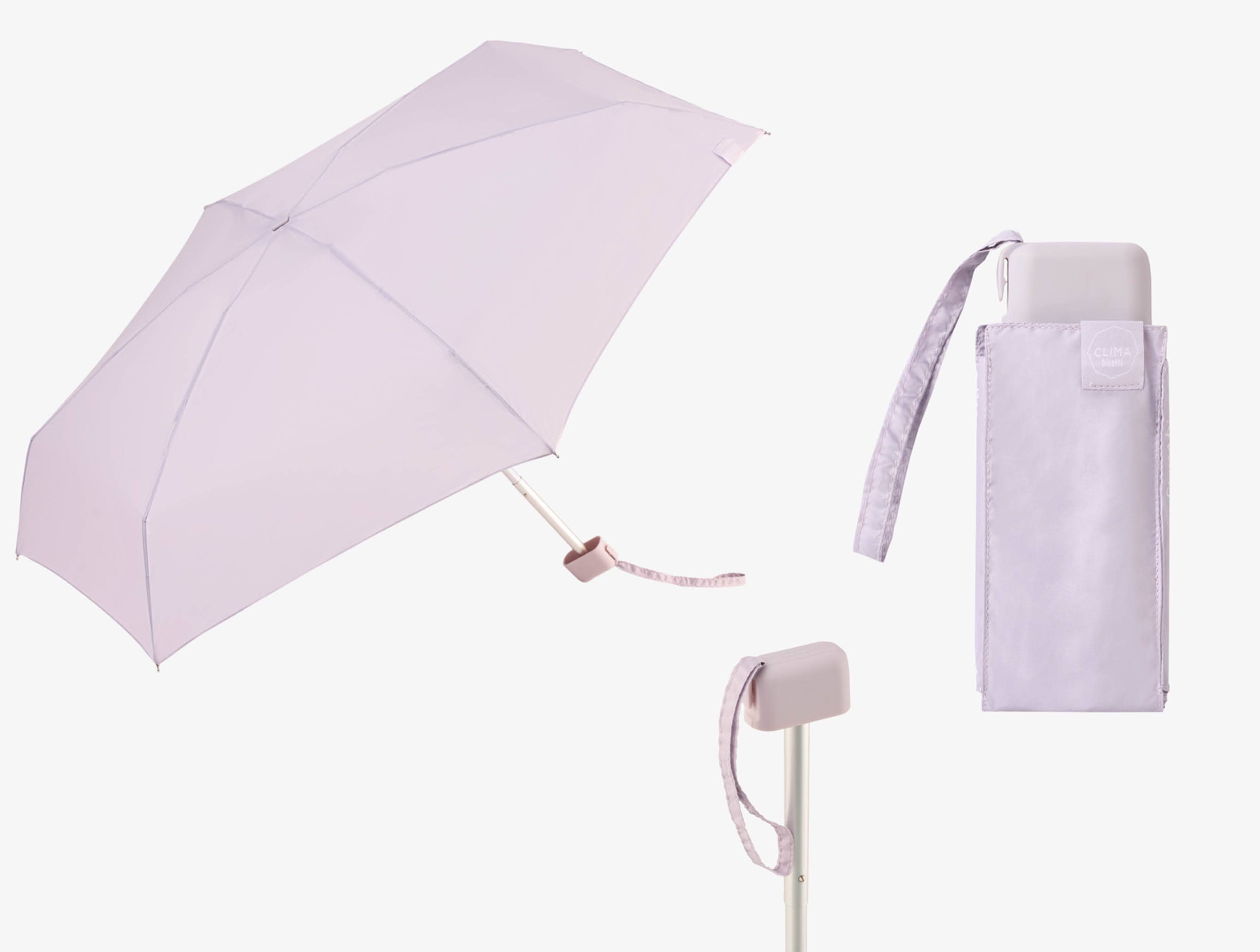 Mkr International - Wholesale Umbrella - Unisex - Mini Flat Folding Umbrella | Ultralight | Uvp352