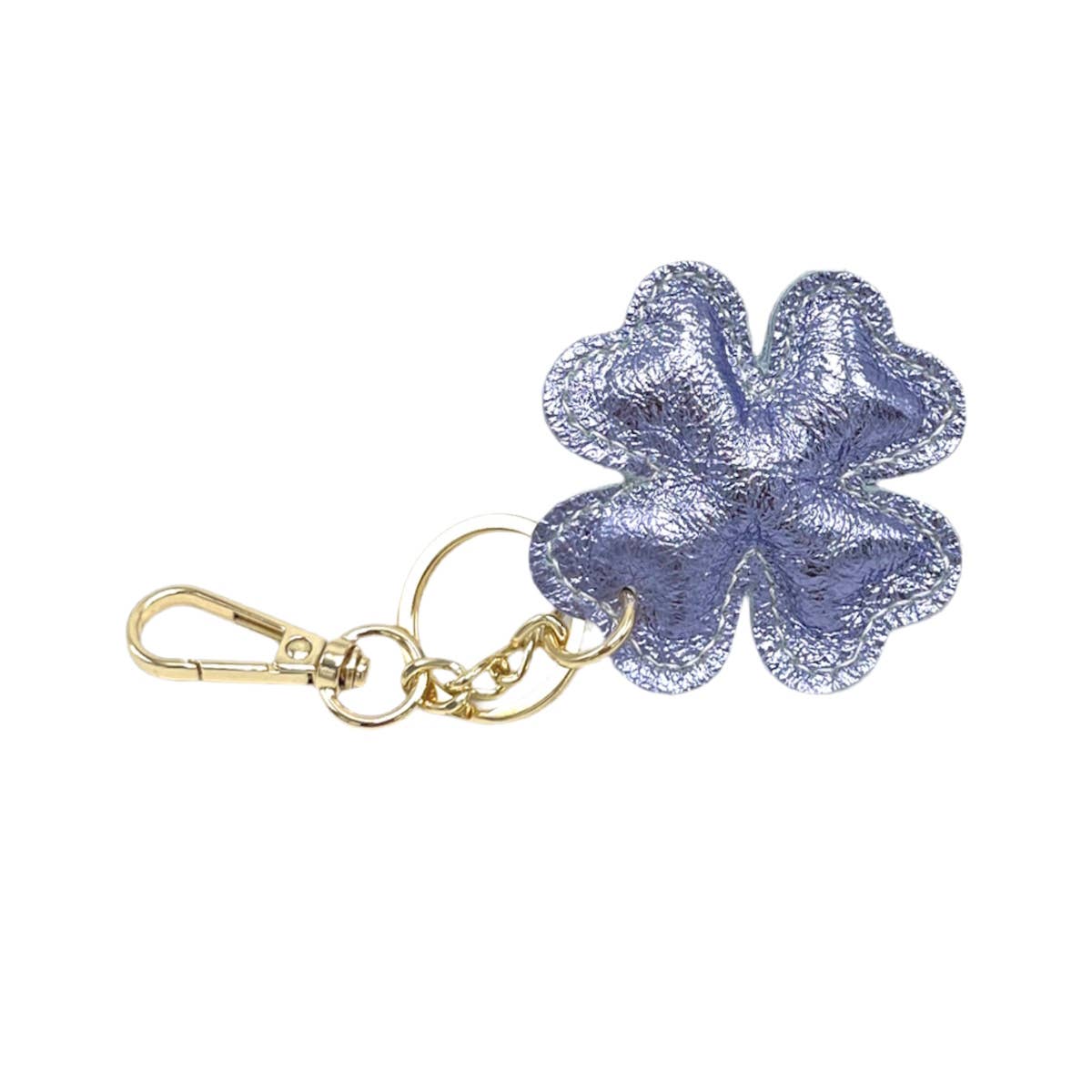 Suie Valentini srl - Wholesale Keychain - Women's - Genuine leather key chain, Lucky leaf, art. PO04LA6
