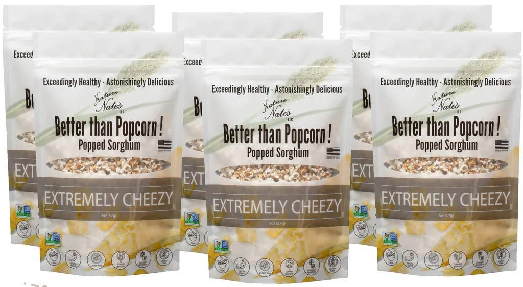 Nature Nate's LLC – wholesale Popcorn – Poppade Sorghum Extemely Cheezy7