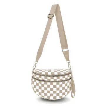 Babs + Birdie - Wholesale Crossbody Bag - Women's - The Avril | Checkered Sling Crossbody Bag
